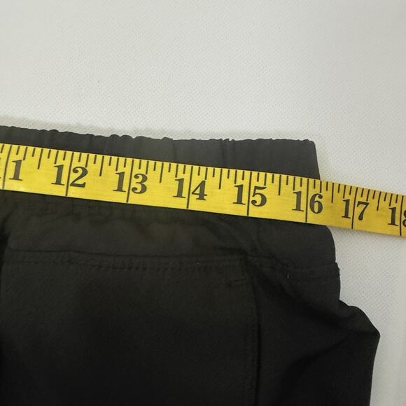 Dickies Scrub Pants Womens Large Black Cargo Drawstring Straight Polyester Nurse - Picture 6 of 10